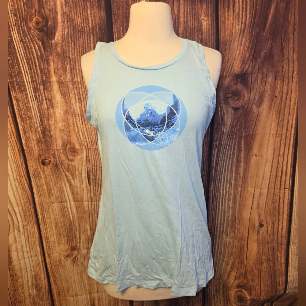 Columbia Bluff Mesa Tank Top Size M Blue - Picture 2 of 8
